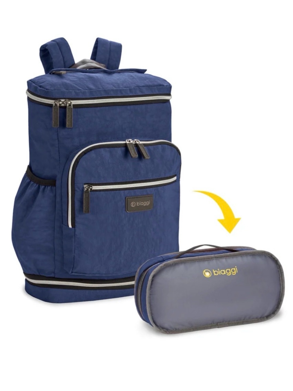 Biaggi Zipsak Backpack on the Go blue
